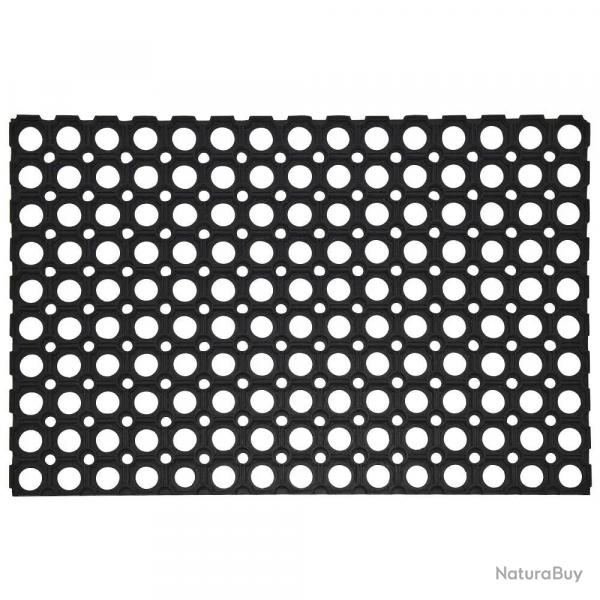 Paillasson caoutchouc 60x40x1,2cm antidrapant entre