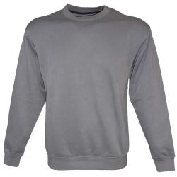 Sweat col rond gris - Pull casual confort homme femme XL
