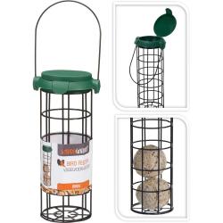 Mangeoire oiseaux métal pour boule graisse Ø7x25cm