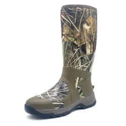 Bottes camo roseaux caoutchouc doublure jersey 5mm 46