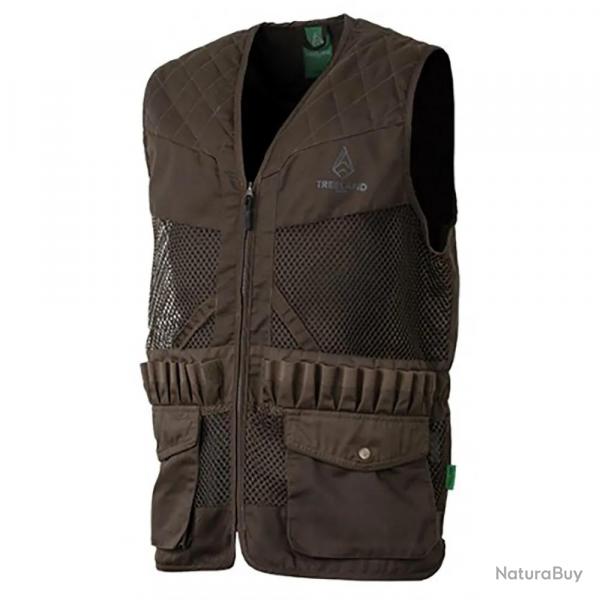 Gilet Treeland marron dperlant 20 cartouchires