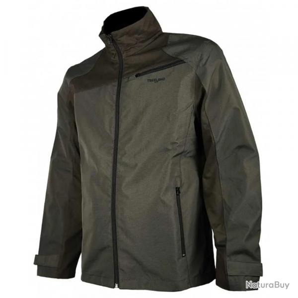 Veste Maquisard Treeland Verte Oxford Ripstop Impermable 65 Poly