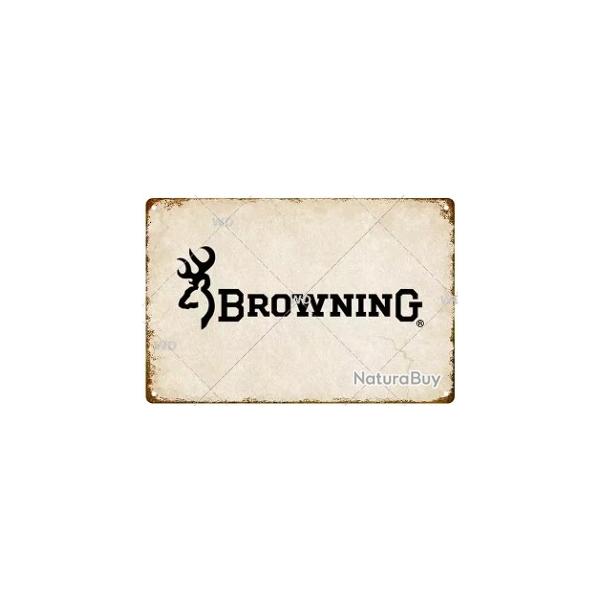 Plaque dcorative vintage browning LIVRAISON GRATUITE