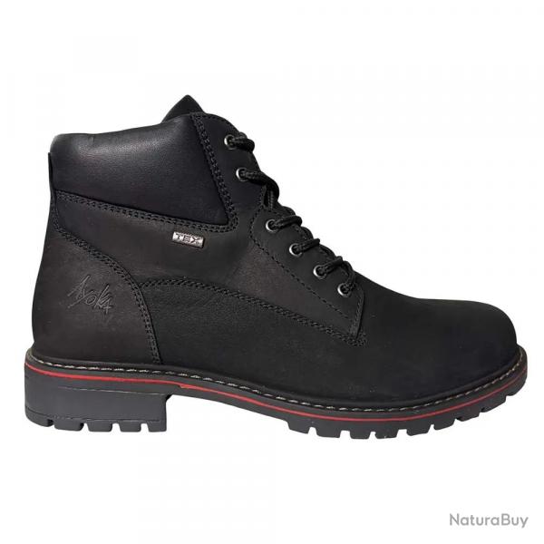 Chaussures Grass cuir impermable noire 43