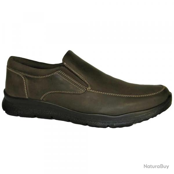 Chaussures Toucan cuir marron semelle PU double sans gne 41