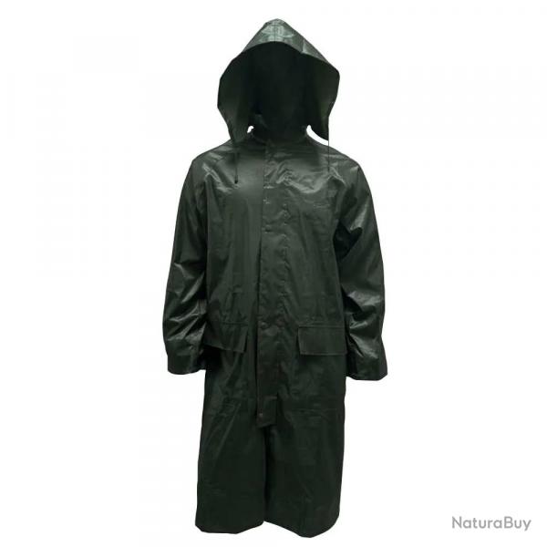 Manteau pluie tanche Treeland vert 100% polyester PVC 2XL