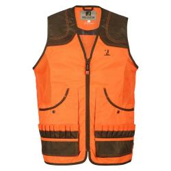 Gilet Percussion Savane haute visibilité avec carnier 4XL