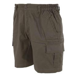 Short Valley kaki polyester-coton 4 poches cargo multi-usage 50