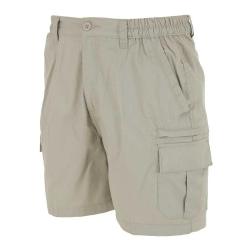 Short Valley beige 65% polyester 35% coton cargo multi-poches 54