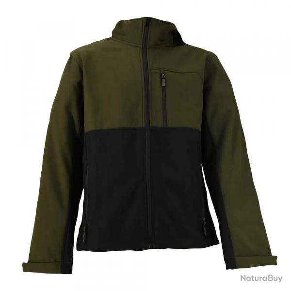 Veste Softshell Tralnor 3 couches dperlante capuche amovible 2XL
