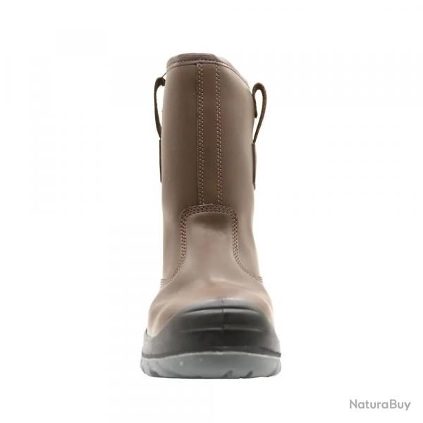 Box bottes de scurit Alaska S3 cuir marron embout acier