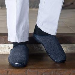 Chaussons mules Airplum Decycle marine - Made in France 43