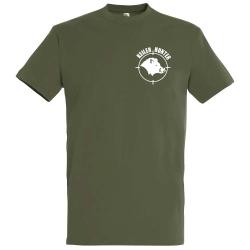 T Shirt Keiler Hunter kaki 100 coton manches courtes logo 1