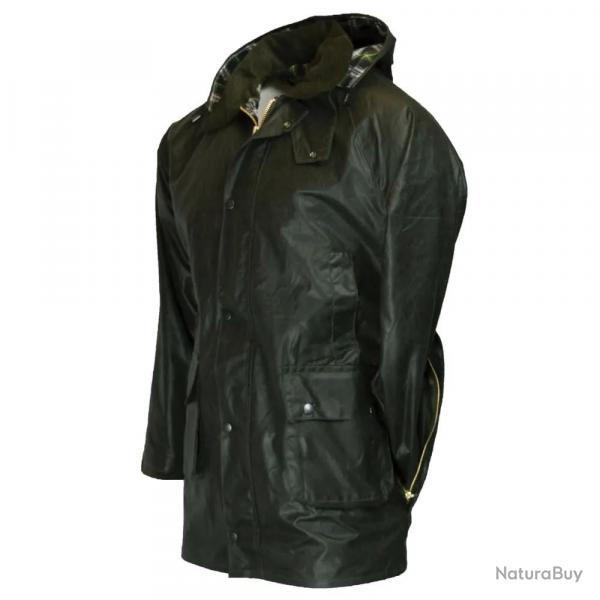 Veste Walker and Hawkes Poacher Vert Coton Cir - style anglais M