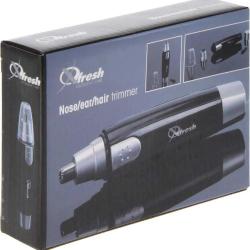 Tondeuse Nez et Oreilles Inox Sans Fil à Pile AA