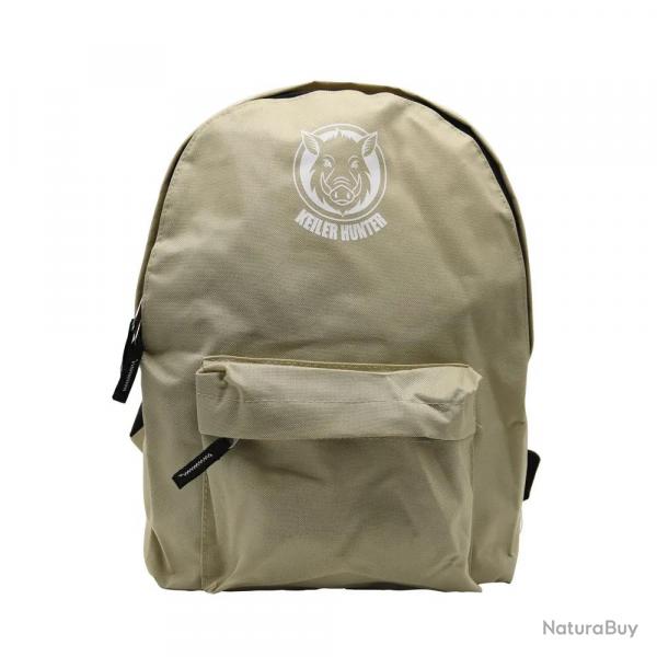 Sac  dos Keiler Hunter polyester bretelles beige logo 3