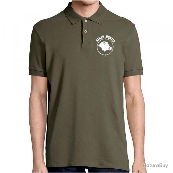 Polo Keiler Hunter kaki logo 1 L