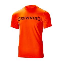 T Shirt Browning Teamspirit Orange Blaze Respirant