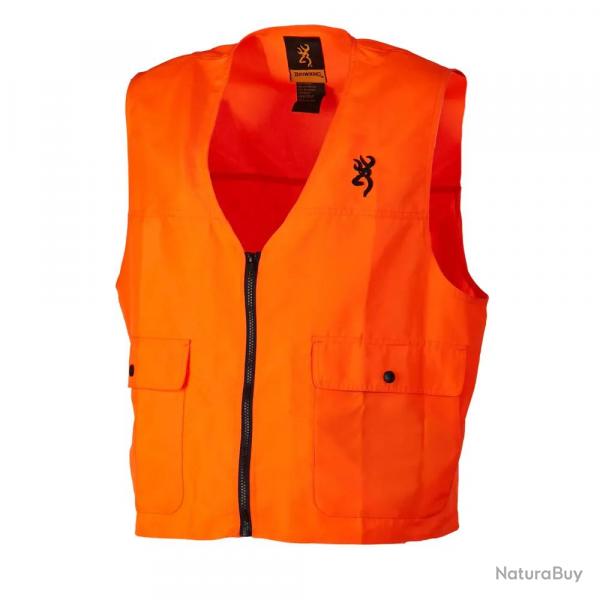 Gilet scurit Browning orange haute visibilit EPI XL