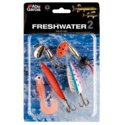 Pack 4 leurres eau douce N°2 Abu Garcia - Lac Rivière Étang