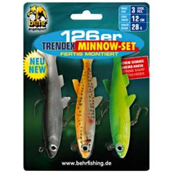 Pack 3 leurres Shad 12cm 28g - Kit pêche carnassier complet