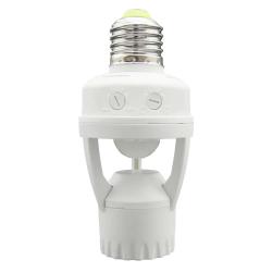 Douille détecteur de mouvement E27 automatique LED compatible