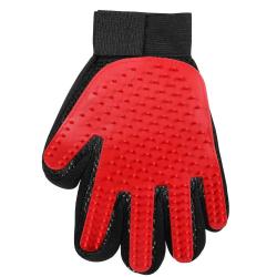 Gant de toilettage 22x18cm coloris aléatoire