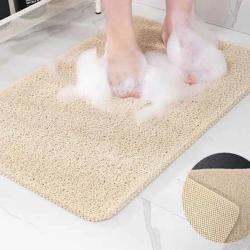 Tapis de douche 2 en 1 antidérapant salle de bain confort