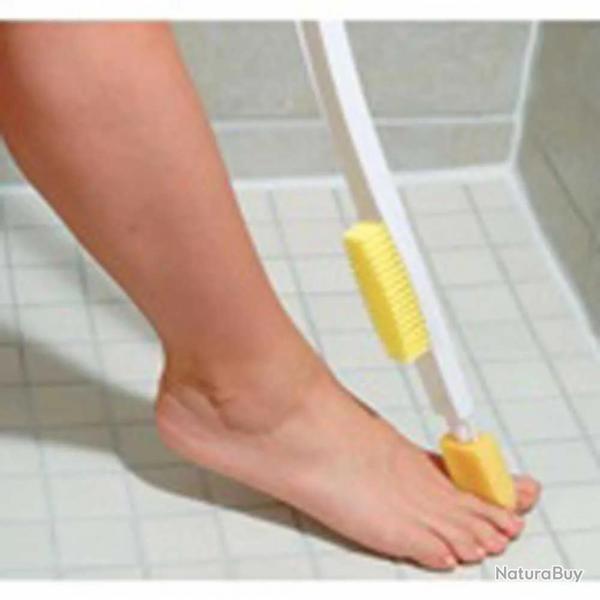 Brosse pdicure long manche pour soins des pieds - Hygine corps