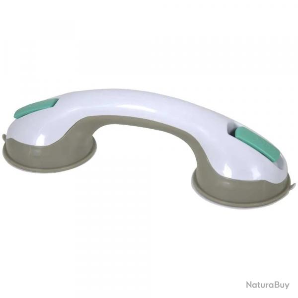 Poignée de bain à ventouses 31cm - Barre d'appui sécurité