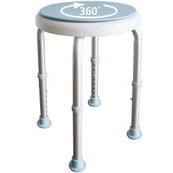 Tabouret pivotant moderne siège d'appoint rotatif compact