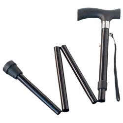 Canne pliante réglable 82-92cm avec sacoche - Charge 90kg