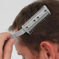 Coupe-cheveux peigne 2 lames rasoir coiffure homme femme