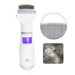Peigne électrique anti-poux autonomie 4-6h LED 3 niveaux silencieux