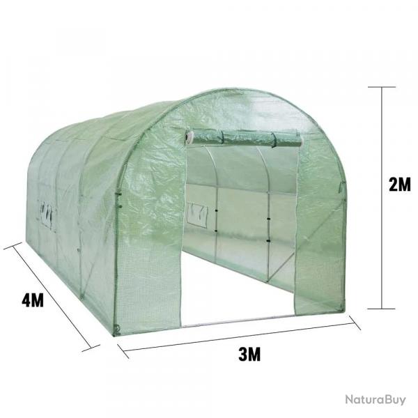 Serre de jardin 12 m - Structure jardinage extrieur