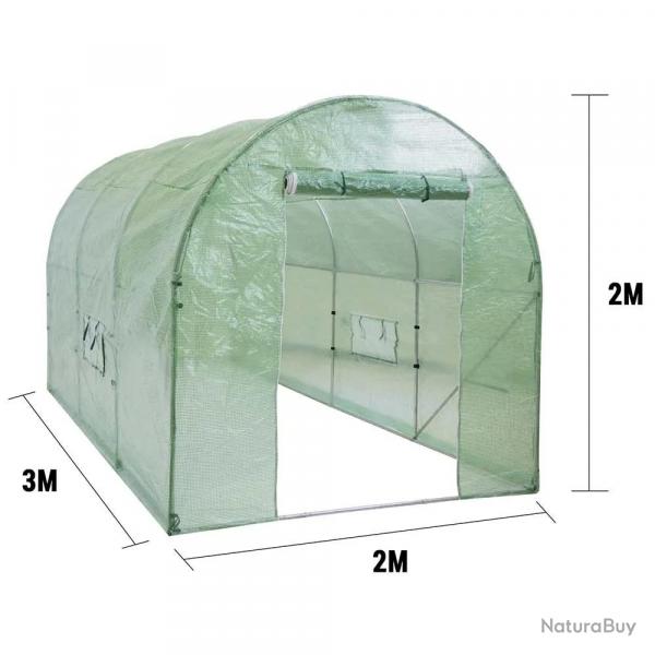 Serre de jardin 6 m - Structure jardinage extrieur