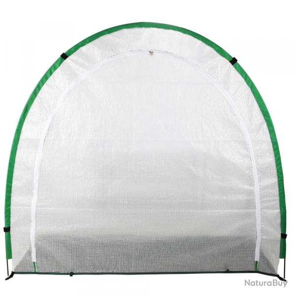 Serre demi-lune 200x80x170cm housse PE 130g/m fond 110g