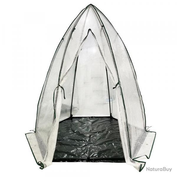Serre d'hivernage dme transparente protection plantes hiver
