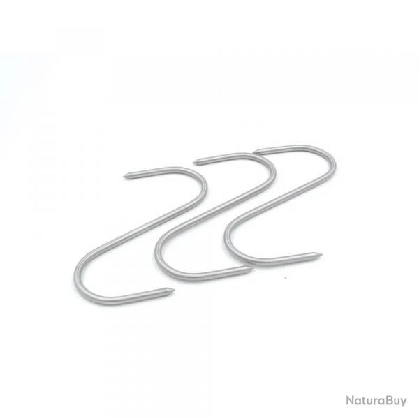 Lot de 12 Esses de boucher 12 cm Crochet  viandes