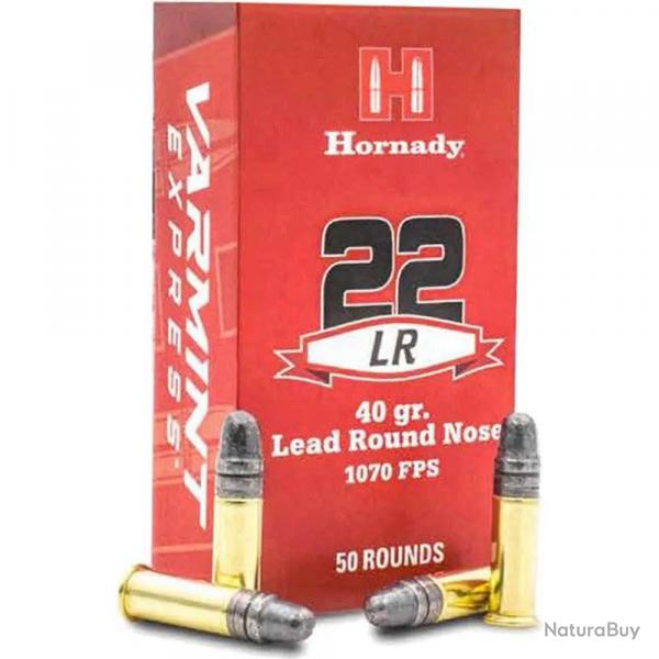 Boîte de 50 Balles LRN 22LR 40grs fragmentation rapide Lot de 10