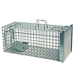 Cage-piège Strong trappe glissière 3 poignées 80X34X34 cm
