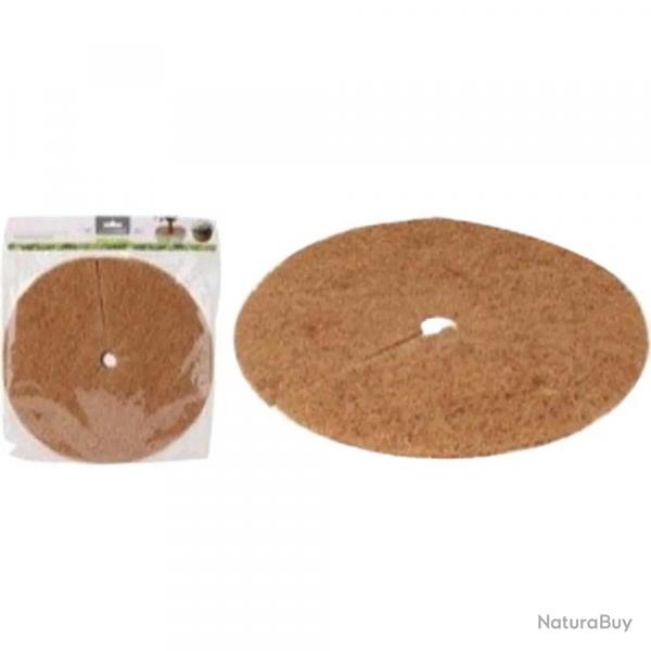 Lot de 3 Disques de Paillage Fibre de Coco Biodégradables Ø35 cm