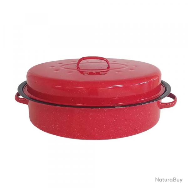 Rtissoire rouge grand modle 37x26,5x11,5cm 4L vapeur auto