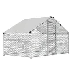 Enclos à volailles 6 m² avec toit étanche et cadre renforcé