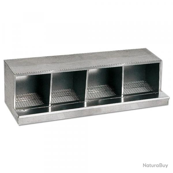Nid pondoir en tle galvanise 4 cases