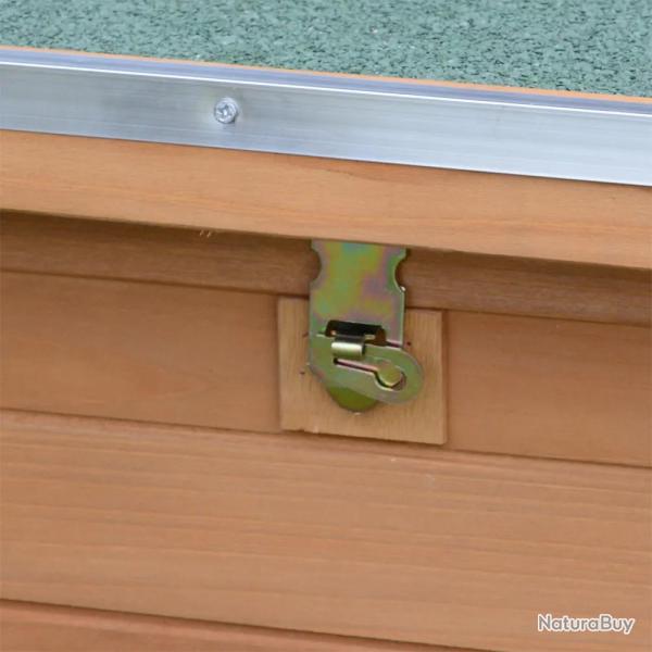 Niche isolée pour chien en bois - Extérieur été/hiver - 4 tailles 1