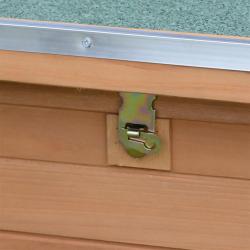 Niche isolée pour chien en bois - Extérieur été/hiver - 4 tailles 2