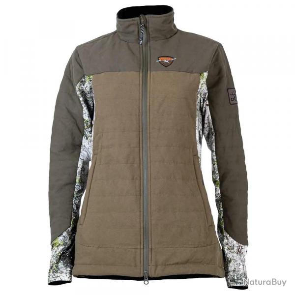 Veste Kate Femme Chasse Polyester Primaloft Gold Camo Ripper L