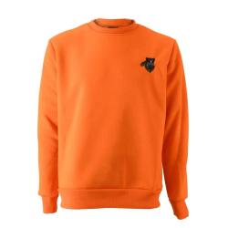 Sweat Orange Sanglier Treeland 100% Polyester Brodé de S à 3XL M