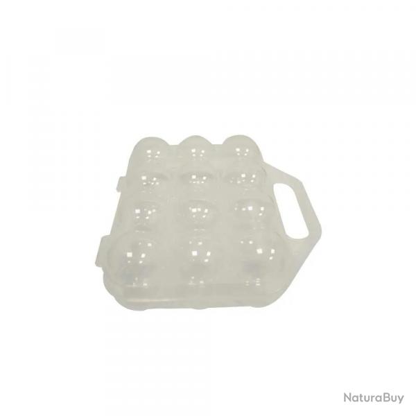 Boite  oeuf plastique 12 oeufs  l'unit ou par lot de 3 Lot de 3